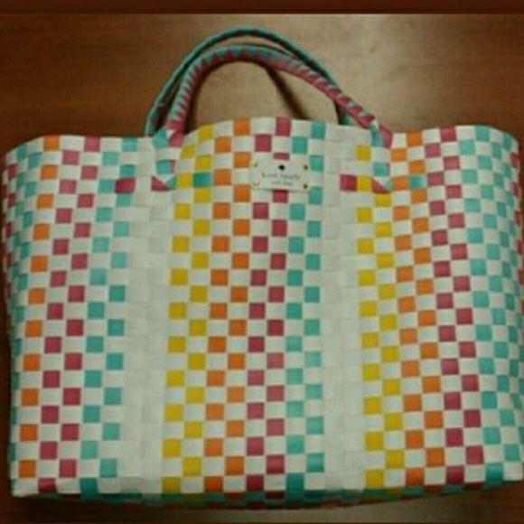🆕️Kate Spade Limted Edition Woven Beach Bag - Picture 3 of 8